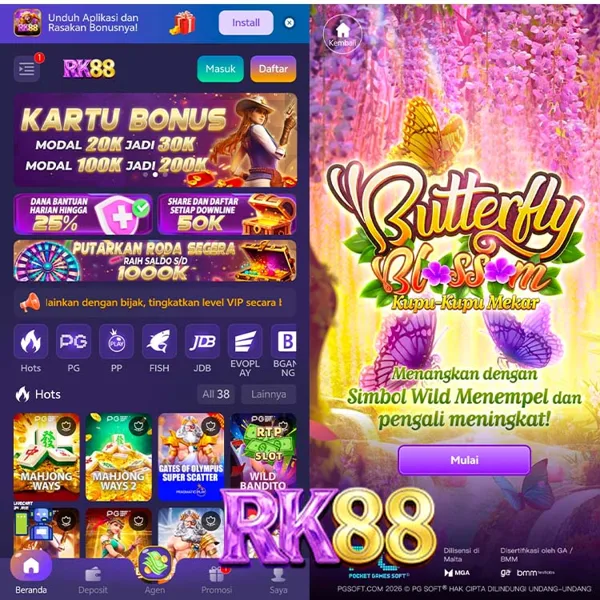 RK88 Slot Anti Rungkad Indonesia